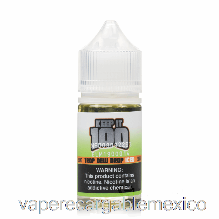 Vape Recargable Iced Trop Dew Drop - Mantenlo 100 Sales - 30ml 30mg